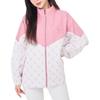 MLB Monogram Los Angeles Dodgers Jackets & Coats Unisex Hemp Pink 3AWJM0341-07PKM