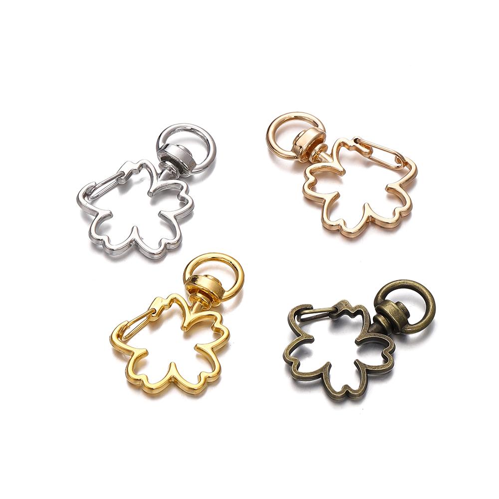10pcs Cat Heart Snap Hook Trigger Clips Buckles for Keychain Lobster Lobster Clasp Hooks for Key Ring Clasp Jewelry Accessories