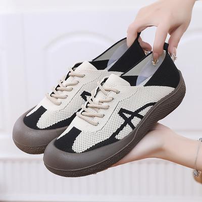 Shoes Women's New Soft-soled Non-slip Single Shoes Fashionable Versatile Round Head Breathable Shoes Casual One-pedal Flat Shoes Spring