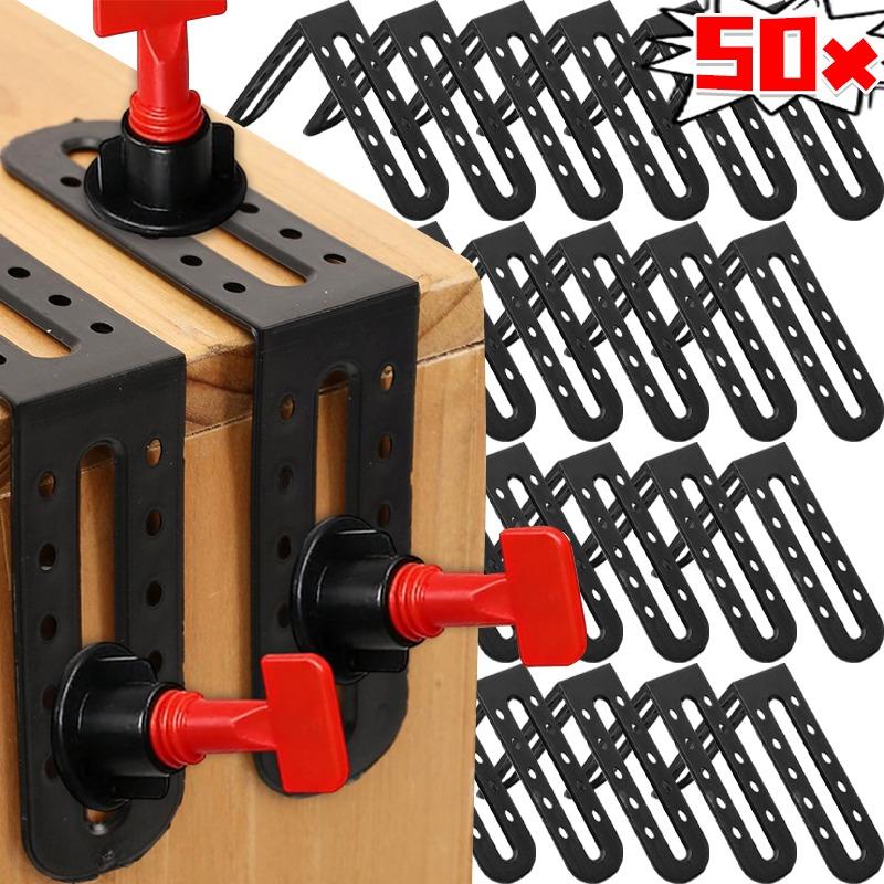 25/50Pcs Tile Leveling Device Floor Tile Leveling System Clips Auxiliary Installation Wall Laying Manual Tools Locator Spacers