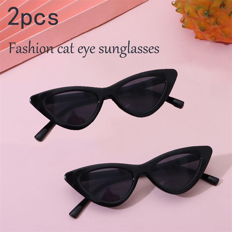 2 buc ochelari de soare cu ochi de pisica ochelari de soare moda barbati femei UV400 ochelari nepolarizati