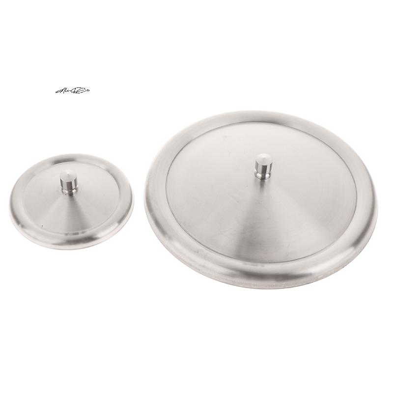 Stainless Steel Leak Proof Cup Lids 7.5/14CM Durable Dust-proof Mug Cover Kitchen Fresh Keeping Drink Lid for Food Storage