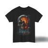 Grim Reaper Skull T-Shirt Gothic Horror Tee Dark Fantasy Occult Shirt Metal Rock Clothing Halloween Spooky Streetwear