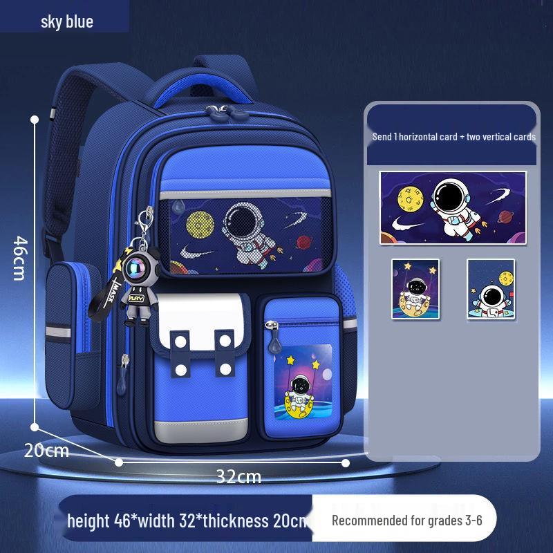 Ultraleichter Jungen-Rucksack mit Rückenstütze für die Klassen 1-6