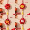 Year Of The Horse Plush Hanging Decorations For Festive Doorway Celebration
