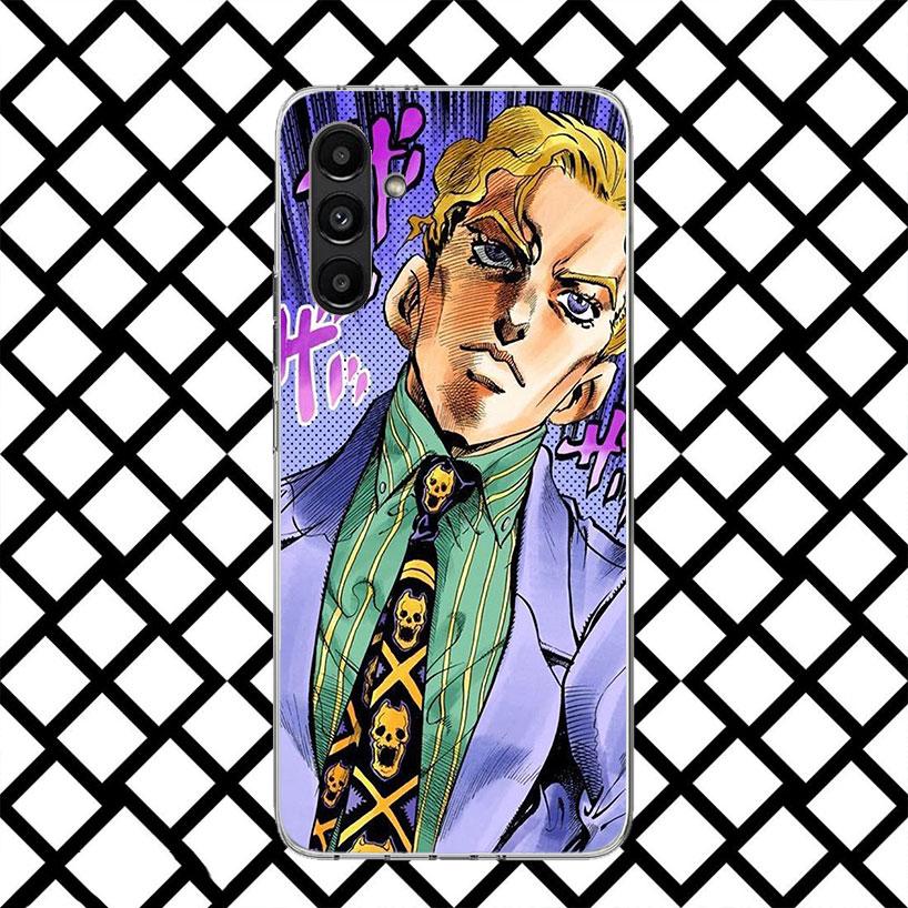 JoJo Kira Yoshikage Killer Queen Phone Case for Samsung Galaxy A17 A37 A57 A16 A26 A36 A56 A15 A25 A35 A55 A14 A24 A34 A54 A13 A