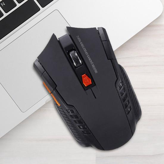 2.4G Wireless 6 Auto Sleep Optical Keys 1600DPI Gaming Mouse Mice for PC