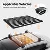 Universal Aluminum Car Roof Top Platform Rack, Luggage Carrier for SUV Truck Van, Direct Mount 150-200kg Capacity Exterior Parts