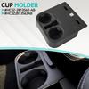 Center Console Cup Holder Insert Seat Bottom Fit For Ford 2015-2020 F150 2017-22 F250 Super Duty #HC3Z-2813562-AB HC3Z2813562AB