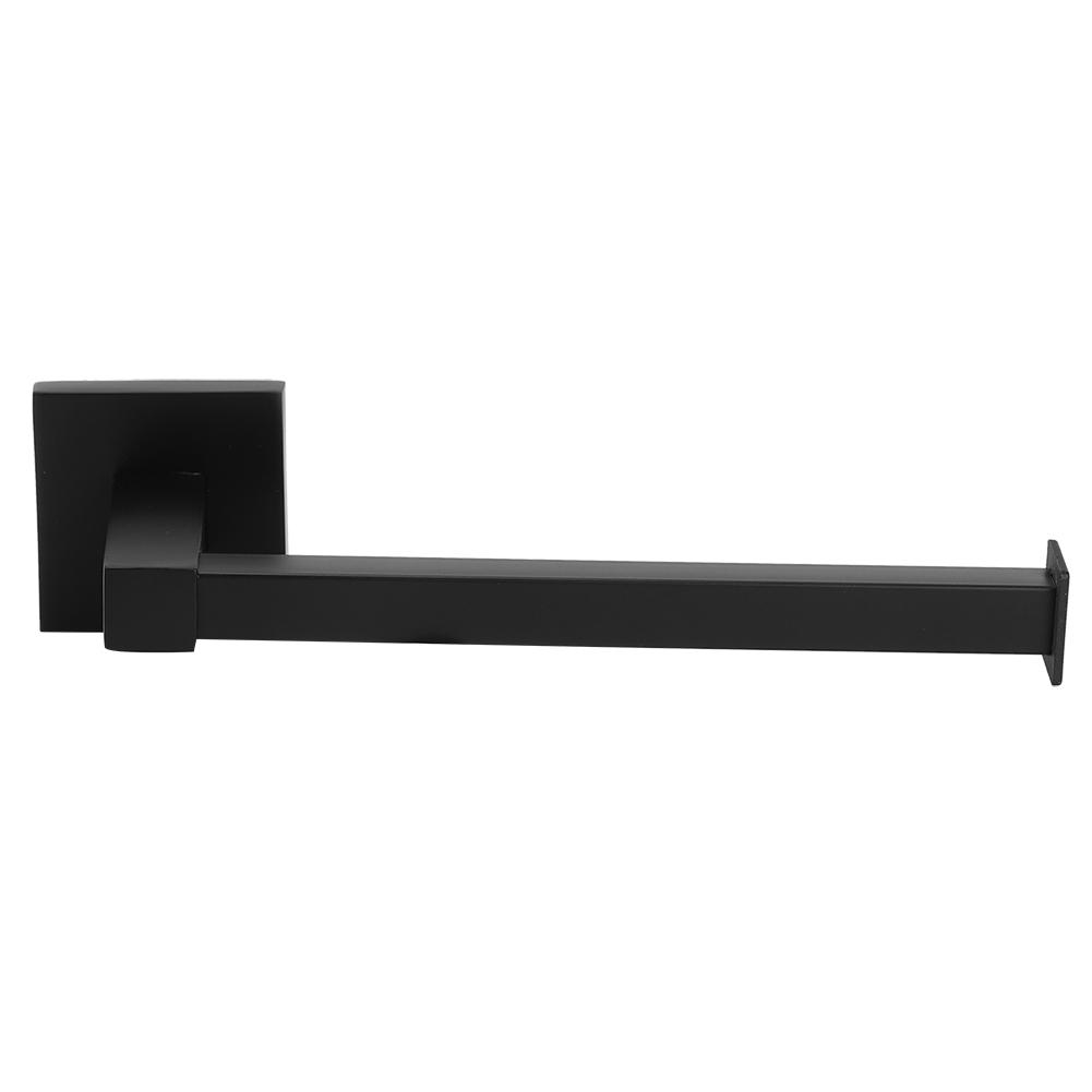 Black Wall Mounted Rack Toilet Roll Paper Holder Bathroom Tissue Rack Storage Shelf