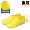 Yellow oil-resistant rain shoes food factory hygiene shoes work shoes beef tendon sole rain boots labor insurance rubber shoes