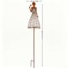Rustic Metal Dress Lady Shape Plant Trellis Iron Art Flower Climbing Rack  Balcony Garden
