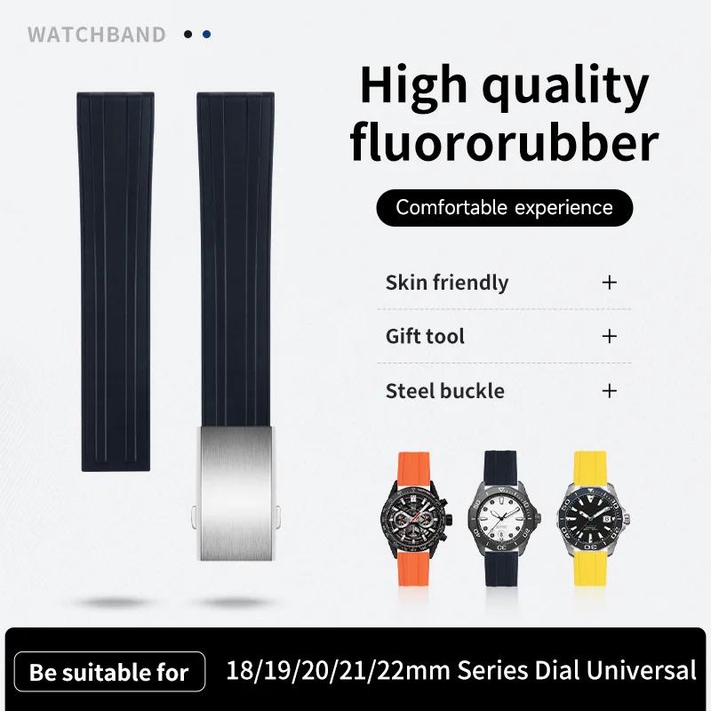 Pulseira de Relógio de Luxo Masculina 18/19/20/21/22mm Cortável Pulseira Acessórios Para Armani Omega Citizen Hamilton Casio Smartwatch Cinta