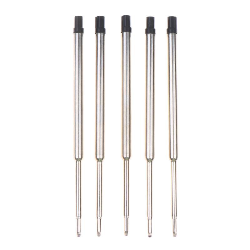 Ballpoint Pen Refills Compatible with Parker Pens Medium Point Blue Black Fade-Resistant Ink for Document Signature