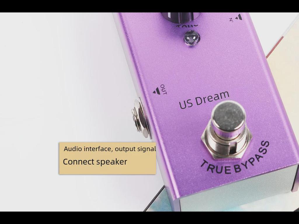 Compact Electric Guitar Effects Pedal: 10 Effects Including EQ, Distortion, Overdrive, Fuzz, Chorus, Simulation & Delay.