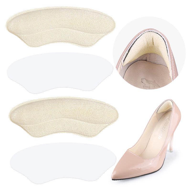 Sponge Heel Sticker: Anti-Slip, Soft, Anti-Abrasion, Adjustable Half-Size Pad for High Heels