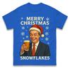Merry Christmas Snowflakes Reform Christmas T Shirt Tshirt Mens Womens Unisex Tops Tees