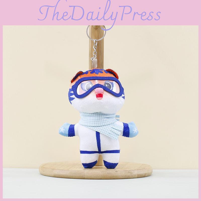 Adorable Plush Cat Keychain Cute Kitty Doll Accessory For Bags Toys And Gifts