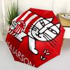 1 PC Automatic Folding Umbrella - Lisa Larson Pattern Portable Foldable Design With 8 Ribs Christmas Birthday Gifts