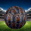 Michael Jackson Print Size 5 Soccer Ball, PU Wear Resistant Football for Match Training and Daily Practice, Birthday Gift for Soccer Fans