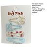 4Pcs Girl Hairpins Childlike Pattern Fish Bone Geometry Shape Strong Grip
