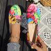 Nuove scarpe basse colorate a punta tonda calzature comode per camminare con vivaci colori dopaminici piene di energia Mocassini casual da donna
