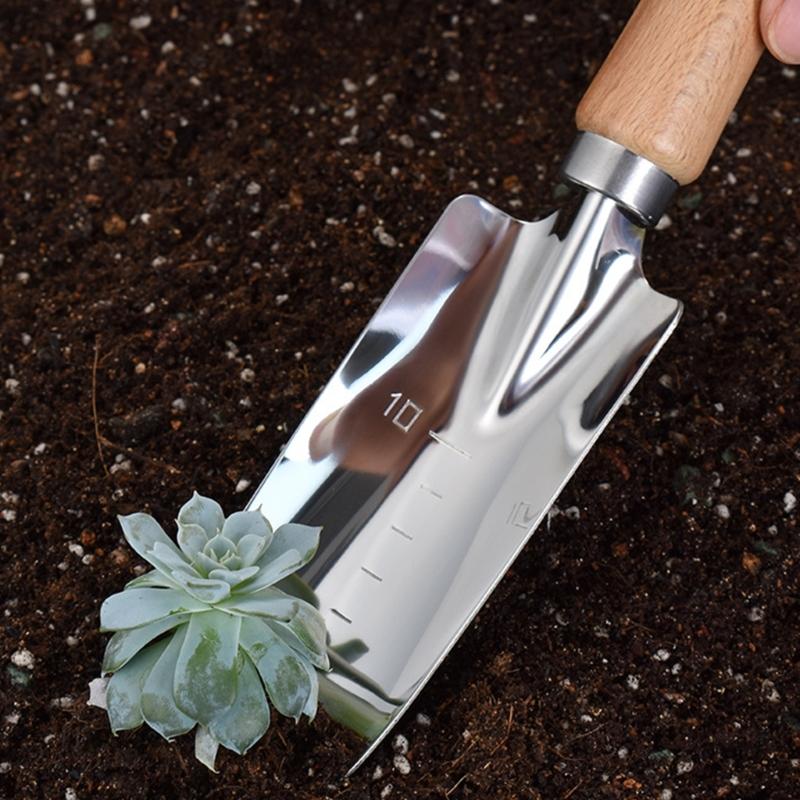 Mini Gardening Potting Tools Handle Spade Shovel Rake Shovel Multifunctional Household Plants Bonsai Succulent Tools