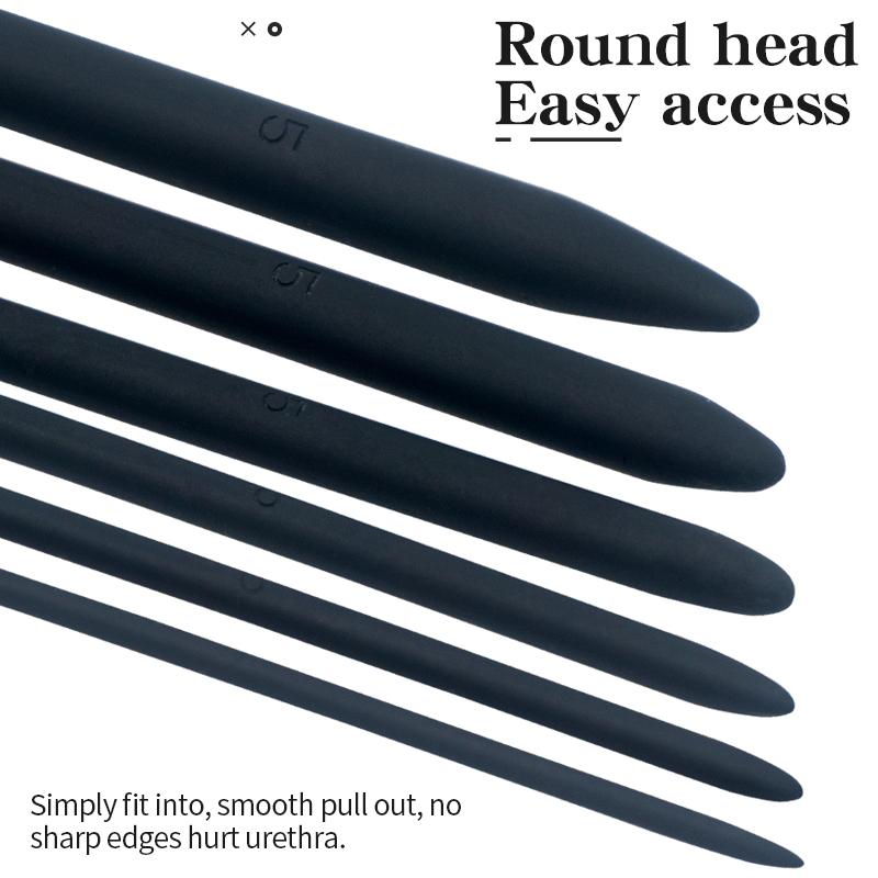 Silicone Penis Plug 4/5/6/8/10/12mm Urethral Dilator/Stimulator/Toys Sexy Thongs For Men Cock Sounding Rod  Urethra Massager