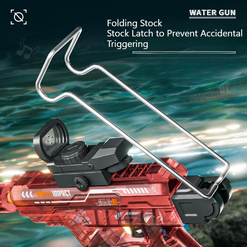 UZI Simulierende Flamme Elektrische Wasserpistole Hochdruck Automatische Wasserpistole für Kinder Sommer Outdoor Pool Wasserschlacht Spielzeug Geschenke