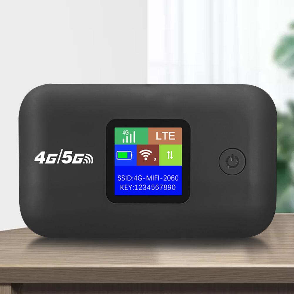 Router WIFI Mobile 4G 150Mbps Router Wireless 4G LTE 3000mA Portatile Tascabile Modem MiFi Hotspot Wifi Mobile con Slot per Scheda SIM