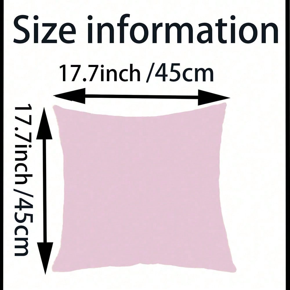 1pc Quilted Floral Plush Pillow Cover, Modern Style, Suitable For Home Decor In Living Room, Bedroom, Sofa, All Season