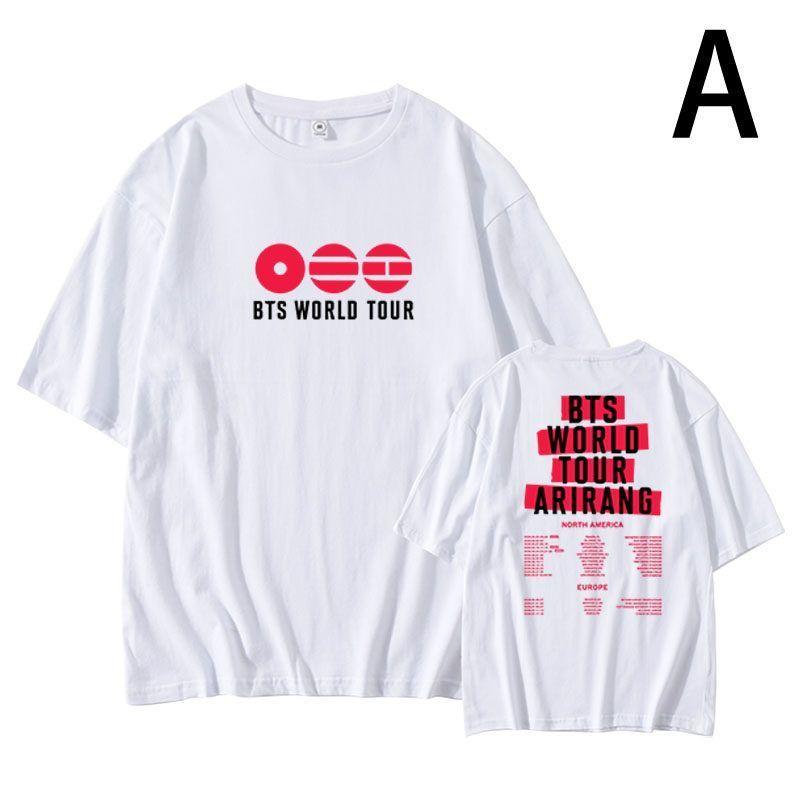 BTS WORLD TOUR 2026 ARIRANG T-SHIRTS 100% COTTON Women Men Unisex Fans Gift Oversized Y2k Short Sleeve Female Male Clothing