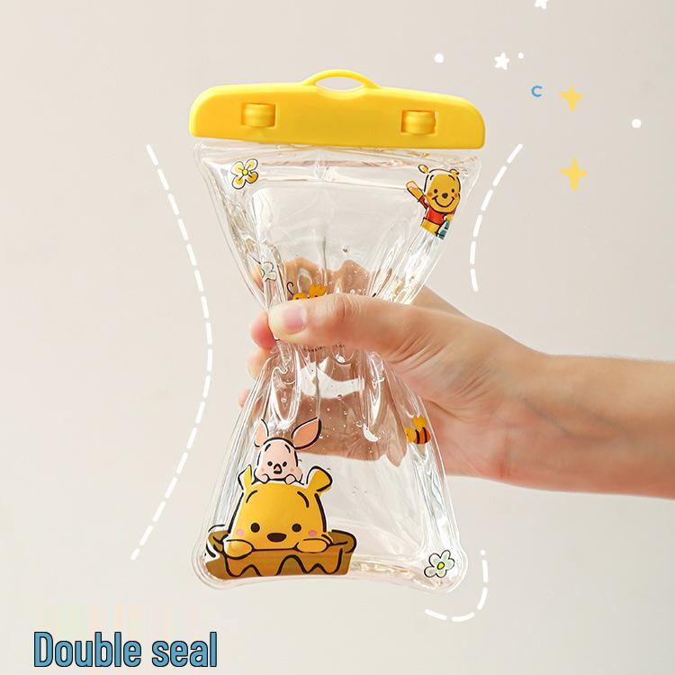 Waterproof Touchscreen Phone Pouch for Swimming and Rafting - Self-Sealing Transparent Case