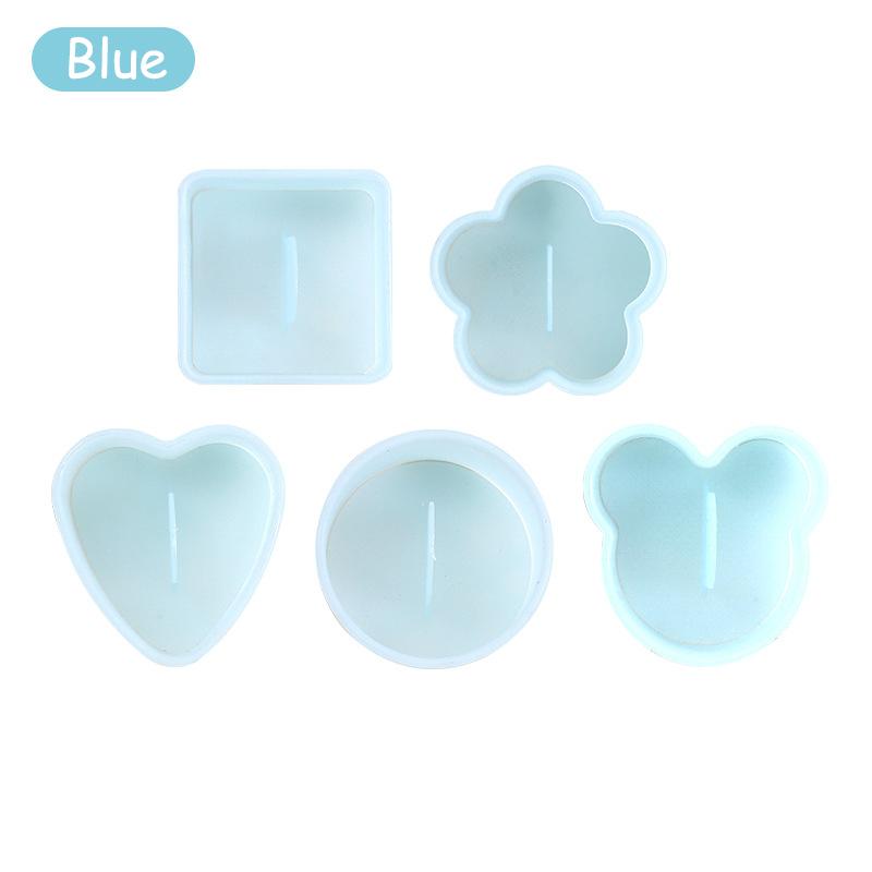 

5 шт./набор быстрых форм для суши, рисовых шариков, инструментов для выпечки хлеба, сэндвич-резака, бытовая забава, самодельная машина для приготовления бэнто для детей синий