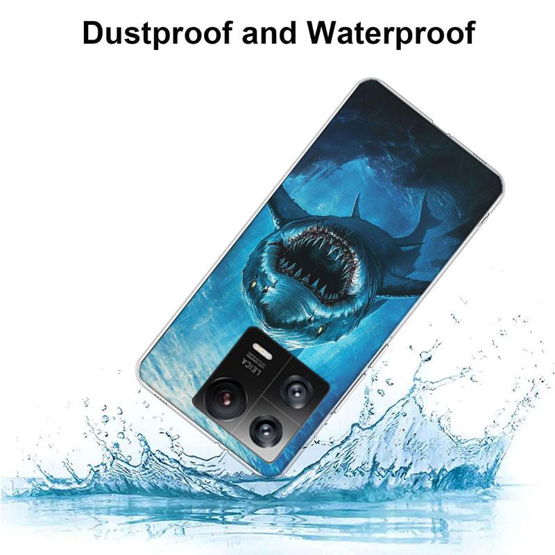 The Mouth of the Deep Sea Evil Shark Phone Case For Xiaomi Poco F7 Ultra X7 X6 M8 M7 M6 M4 M3 Pro X4 Mi 15 15T 14 14T 12T 12S 10