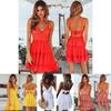Stylish Women Summer Boho Short Mini Dress For Evening Cocktail And Beach Parties