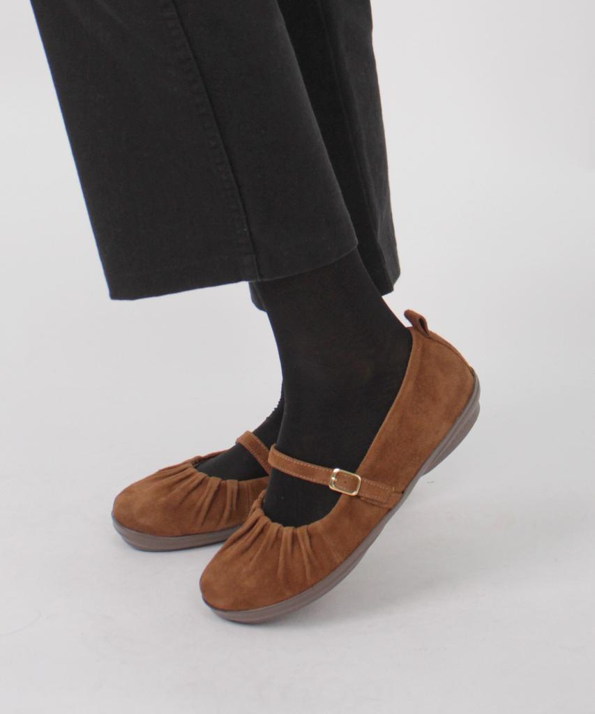 Gisse Genuine Leather Alice Mary Jane Flats Gis-45262