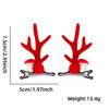 Christmas Hair Stylish Accessories With Cute Plush Antlers And Festive Decorations Women For