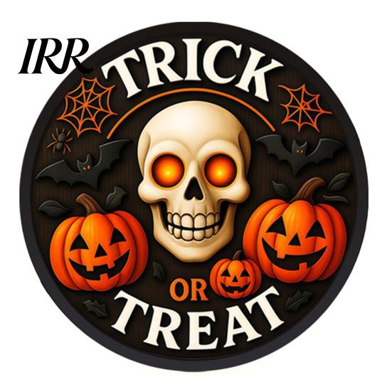 High-quality Halloween Signage LED Glowing Hanging Decor, Acrylic Window Ornament with Light, Spooky Indoor Decorations Sign for Door Wall Haunted