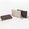 Fashion Brand Coin Purse With Key Chain Women PU Leather Mini Wallet Portable Billfold Lipstick Keys Bank Cards Storage Bag