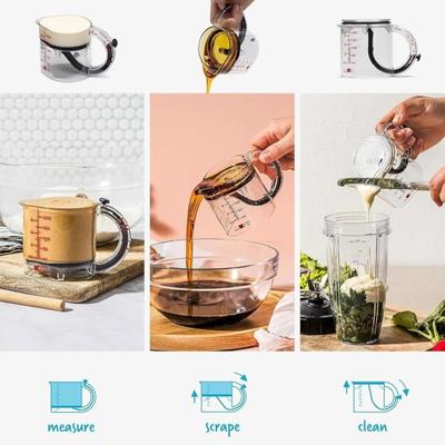 Adjustable Measuring Cup Measuring Cube Cups for Cooking And Baking Multi-functional Kitchen Space Saver