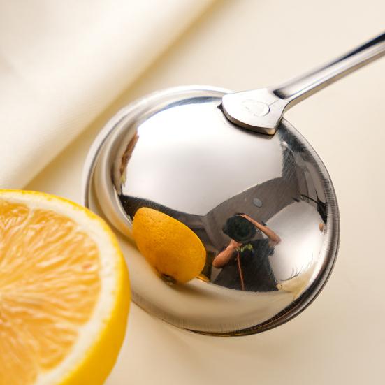 Rustfritt Stål Skje Stor Varmgryte Suppeøse Ramen Nudler Øse Langt Håndtak Spiseskje Kjøkkenredskap