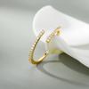 Anello Aperto Super Flash di Lusso per Donna, Con un Design di Nicchia e uno Stile Cool Anello per Dito Indice, Regolabile con un Feeling di Alta Gamma
