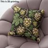 Vintage Hopfen Blumen Kissenbezüge Muster Kissenbezug Geeignet für Sofa Schlafzimmer Auto Kissenbezug