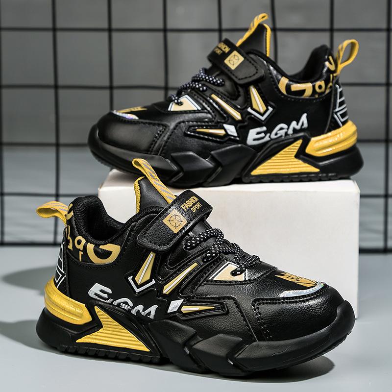 Boys' sports shoes 7-16 years old Spring and Autumn new breathable mesh running shoes Middle school and older students Versatile classmates