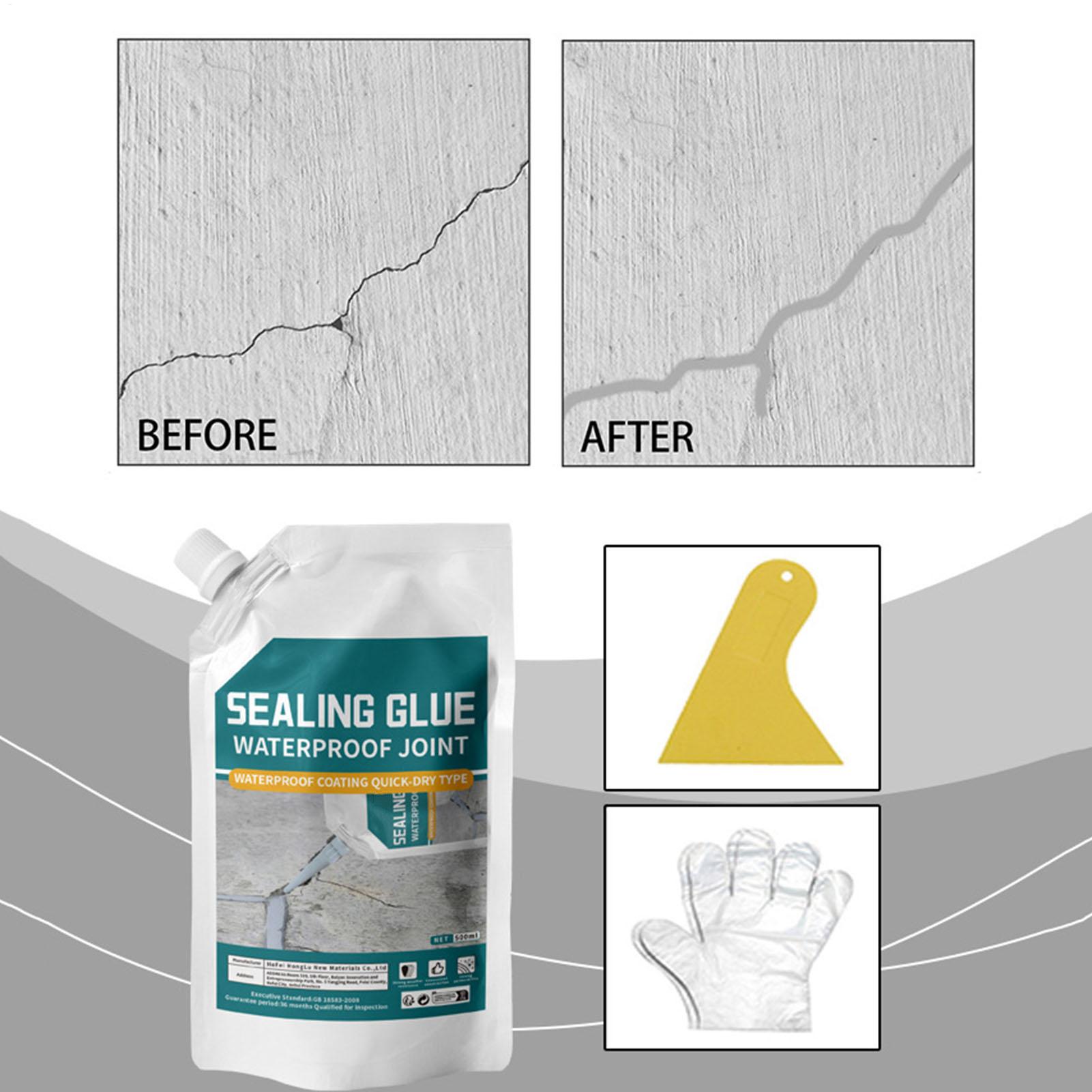 500ml Waterproof Sealant Roof Floor Caulk Glue for Concrete Joint Filling Sealants Penetrating Adhesive for Shower Room Wall