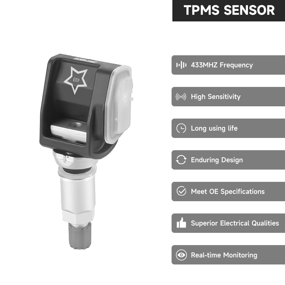 Vorprogrammierter TPMS-Sensor Reifendruckkontrollsensor für Mercedes-Benz, BMW - E200, E350e, E43 AMG, 520i, 540i, 650i, 745e, X5, X6, M3