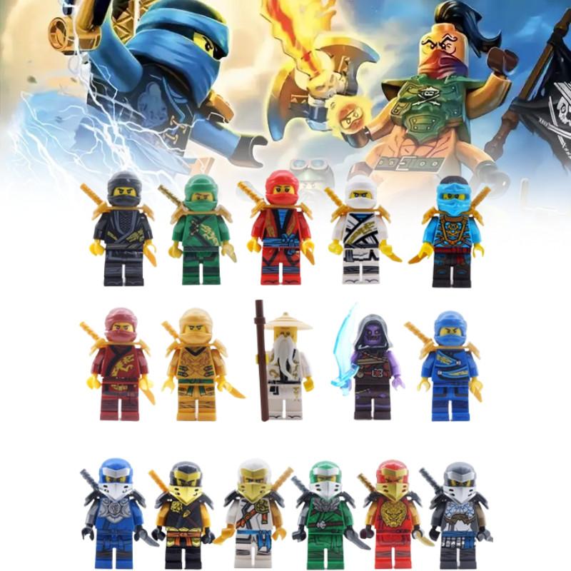 Mini Ninjago 16pcs Toy Building Block Set Early Education Toys Kids Gift Durable