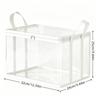 Storage Bags for Clothes 4pcs Stackable Heavy Duty Bins Under Bed Organizer Clear Moving Bags for Clothing Toy Shoe Laundry