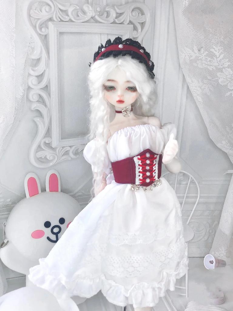 Clothes for doll 45cm 1/4 BJD doll dress fancy skirt